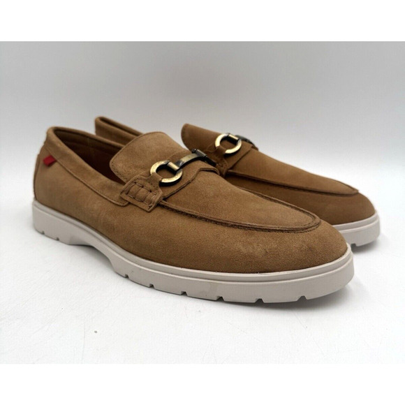 NEW Marc Joseph RADFORD ST Men's Slip On Casual Shoe Tan Suede US Size 11 Medium - Picture 1 of 11